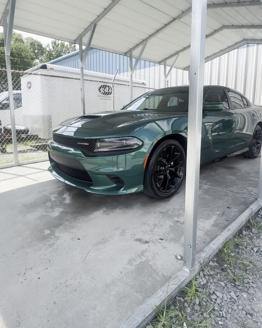 Full exterior detailing - hand wash and finish, Dodge Charger, Farmville NC